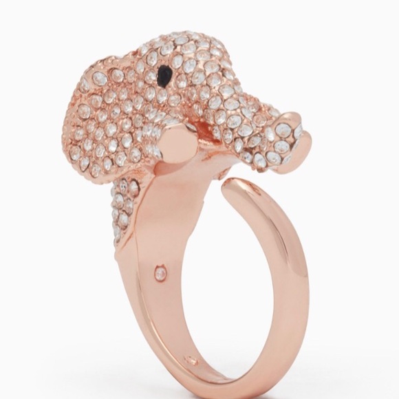 kate spade Jewelry - Kate Spade Pave Elephant Ring
